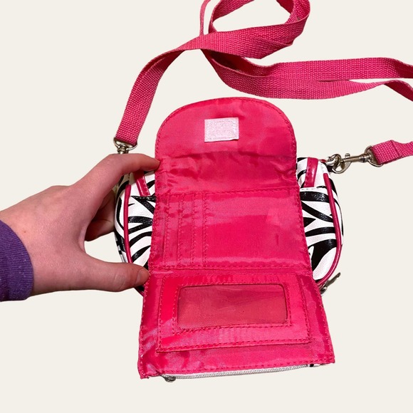 Zebra Print Y2K Crossbody Purse - Picture 4 of 4